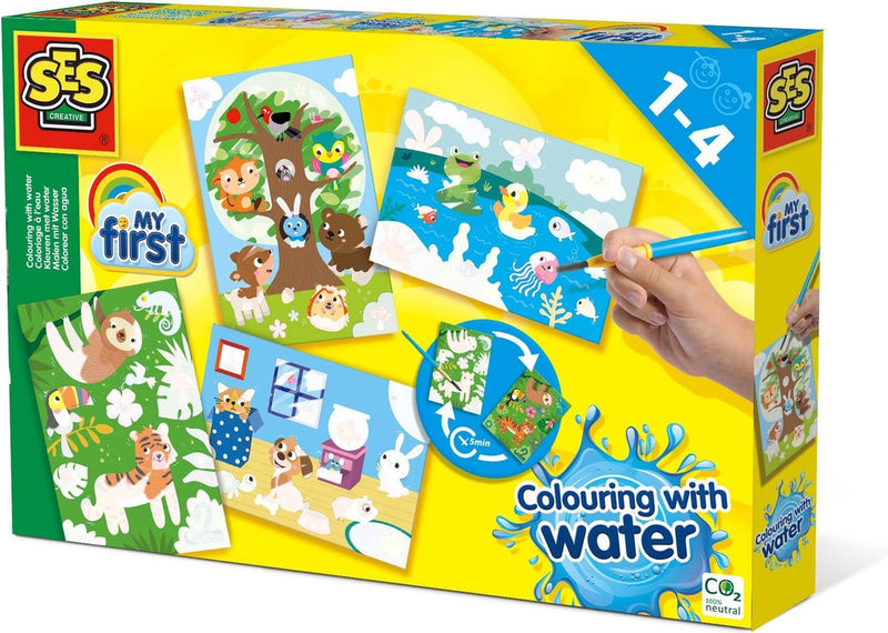 Load image into Gallery viewer, Ses creative ses my first kleuren met water - verborgen dieren

