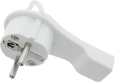 Q-link platte steker +ra wit