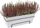 Elho loft urban balkonbak allin1 50 - plantenbak voor balkon buiten - ø 49.0 x h 20.5 cm - wit