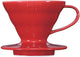 Hario dripper v60-02 keramiek - rood