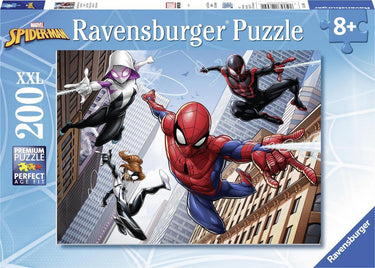 Ravensburger spiderman de kracht van de spin - legpuzzel - 200 stukjes