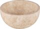 Differnz lodi waskom - 38cm - gepolijst natuursteen - beige