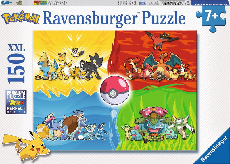 Load image into Gallery viewer, Ravensburger verschillende pokemons puzzel - legpuzzel - 150 stukjes
