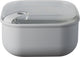 Omada - pull box lunchbox vierkant 2 liter - polypropyleen - grijs -