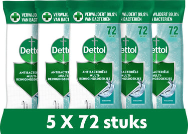 Dettol doekjes oceaan 72st - 5 stuks - voordeelverpakking