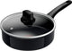 Tefal revive black - hapjespan - ø24 cm - met deksel - keramisch - pfas-vrij - geschikt voor inductie