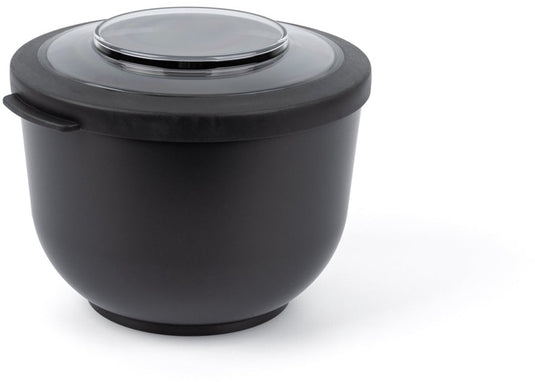 Amuse tylla charcoal - 1200ml - lunchbox – lunchtrommel – bowl met deksel - perfect afsluitbare vershouddoos - saladebox voor onderweg - bpa-vrij – zwart