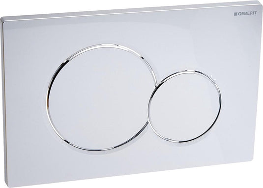 Geberit sigma 01 bedieningspaneel - glans chroom