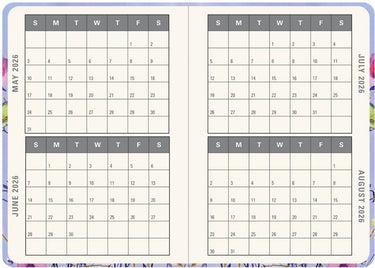 Peter pauper lavender wildflowers compacte agenda 16-mnds - 2026