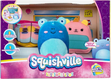 Squishmallows squishville - back to school accessory set (squishville by )