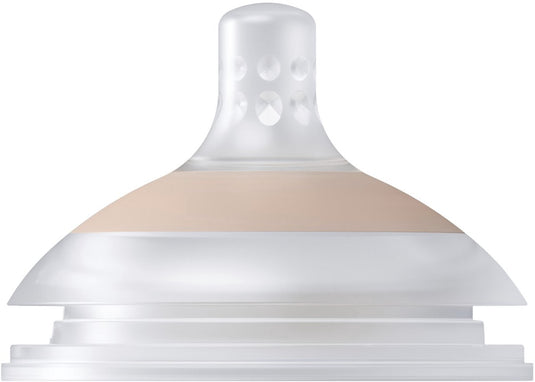 Difrax lovi mammafeel dynamische flessenspeen - 6+ maanden - cross cut- 1 stuk