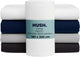 Hush. living hush living - hoeslaken percale 180x200+30cm - 100% katoen - 200tc - extra fris en koel - sterk en slijtvast - elastiek rondom - wit
