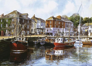 Gibsons - padstow harbour (door terry harrison) - 1000 stukjes 68×49cm (b×h) - legpuzzel voor volwassenen