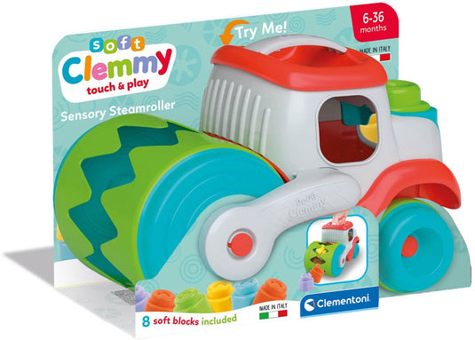 Clementoni baby - clemmy - blokken-etende wals - sensorisch speelgoed - vanaf 6 maanden