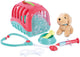 Playgo play dieren reishok knuffel puppy speelgoedset met accessoires.