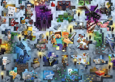 Ravensburger puzzel minecraft - 1000 stukjes legpuzzel.