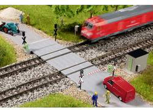 Auhagen 44649 n au spoorwegovergang - halve overwegboom
