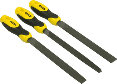 Stanley handgereedschap 3delige set vijlen halfzoet 200mm - 0-22-464