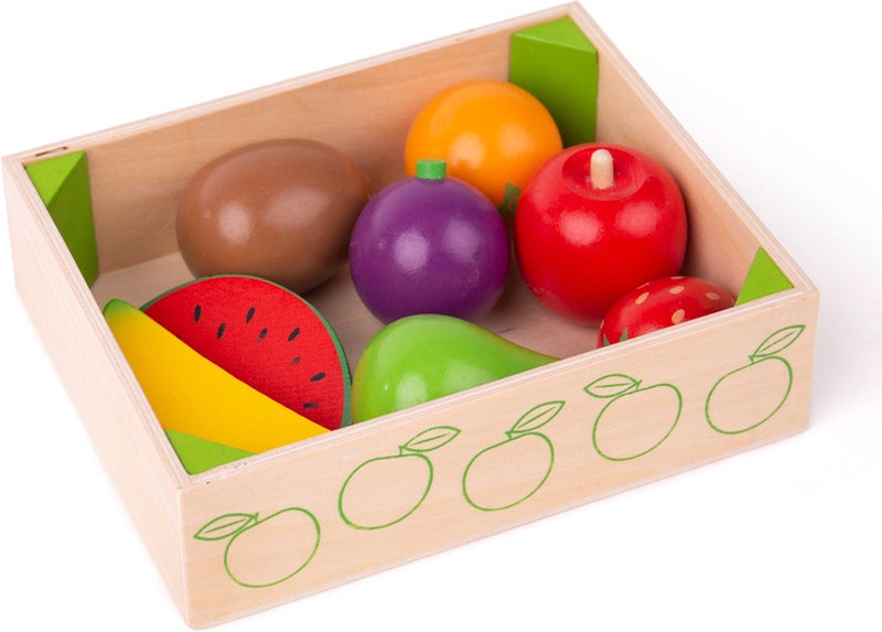 Load image into Gallery viewer, Bigjigs kratje met fruit
