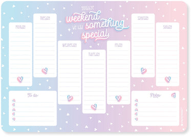 Kangaro weekplanner - purple passion - 21x29,7cm - 80 grams - 120 pagina's