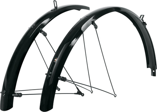 Sks bluemels basic 53 mm spatbord zilver 26´´
