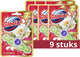 Glorix - wc blokjes - white rose tea tree oil - 9 stuks - voordeelverpakking