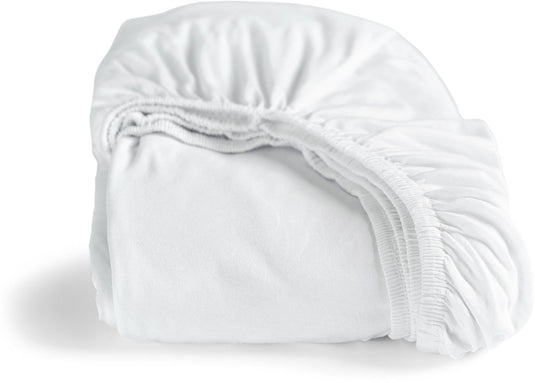 Cinderella - hoeslaken - tot 35 cm matrashoogte - jersey - 180x200 cm 210 cm - wit
