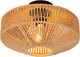 Lucide juul - plafonnière (plafondlamp) - 1xe27 - naturel