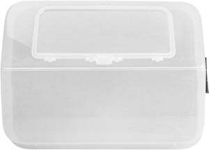 Elho green basics grow garden kweekhuis l - deksel voor kweekbak - 100% gerecycled plastic - 65.5 x 48.3 x 29.2 cm - transparant