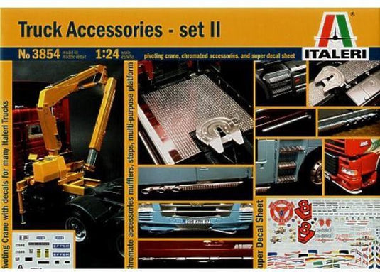 Italeri modelbouwpakket militaire voertuigen - 3854 truck accessoires - set ii plastic - 1:24 - modelbouw