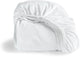 Cinderella - hoeslaken (tot 25 cm) - double jersey - 70x200 cm - wit
