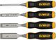 Dewalt dwht0-16063 - houtbeitelset - 4 stuks - chromen stalen bladen - ergonomische greep
