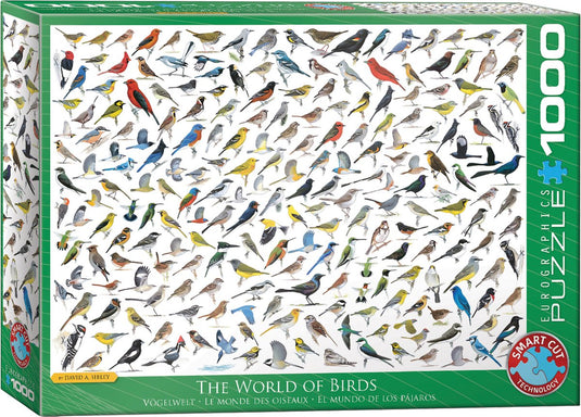 Eurographics - de wereld van vogels [the world of birds] - david sibley - 1000 stukjes 68×48cm (b×h) - legpuzzel