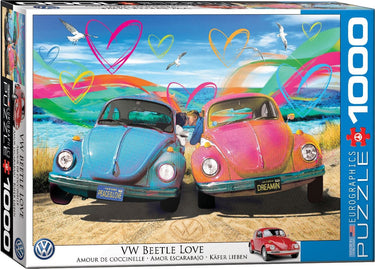 Eurographics volkswagen - beetle love - parker greenfield - 1000 stukjes 68×48cm (b×h) - legpuzzel