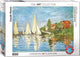 Eurographics - regatta bij argenteuil [régates à argenteuil] - claude monet - 1000 stukjes 68×48cm (b×h) - fine art legpuzzel