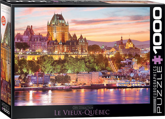 Eurographics - het oude quebec [le vieux quebec] - 1000 stukjes 68×48cm (b×h) - legpuzzel