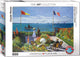 Eurographics - tuin in sainte-adresse [jardin à sainte-adresse] - claude monet - 1000 stukjes 68×48cm (b×h) - fine art legpuzzel