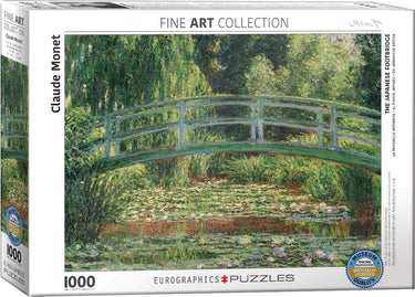 Eurographics - de japanse brug [le pont japonais] - claude monet - 1000 stukjes 68×48cm (b×h) - fine art legpuzzel