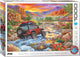 Eurographics - hobbelige rid [rocky ride] - bigelow illustrations - 1000 stukjes 68×48cm (b×h) - legpuzzel