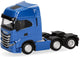 Herpa iveco s-way 6x2, blauw