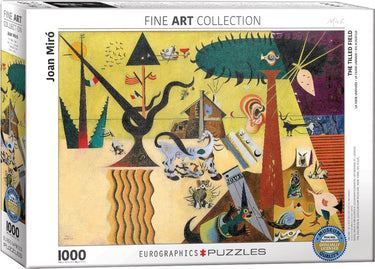 Eurographics - het carnaval van harlekijn [le carnaval d’arlequin] - joan miro - 1000 stukjes 68×48cm (b×h) - fine art legpuzzel