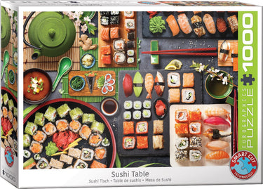 Eurographics - sushi-tafel [sushi table] - 1000 stukjes 68×48cm (b×h) - legpuzzel