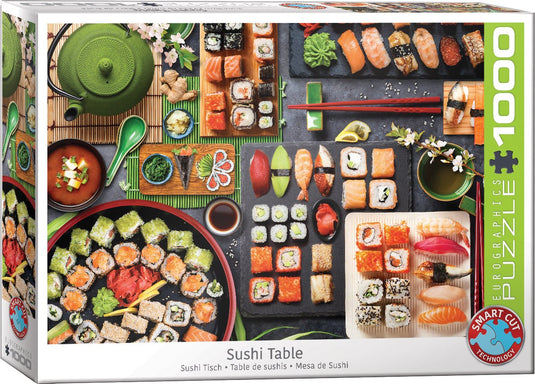 Eurographics - sushi-tafel [sushi table] - 1000 stukjes 68×48cm (b×h) - legpuzzel