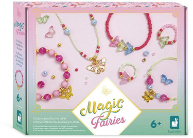 Janod - magic fairies - creatief pakket - 6 vlinderjuwelen - knutselpakket
