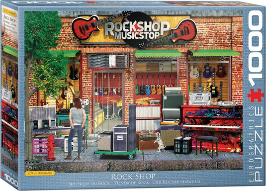 Eurographics - rockwinkel [rock shop] - paul normand - 1000 stukjes 68×48cm (b×h) - legpuzzel