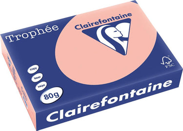 Clairefontaine trophée gekleurd papier, a4, 80 g, 500 vel, perzik