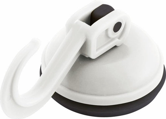 Eurotrail zuignap met haak - tot 2kg - 2 stuks - wit