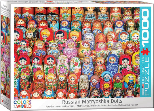 Eurographics - russische matroesjka-poppetjes [russian matryoshkas dolls] - 1000 stukjes 68×48cm (b×h) - legpuzzel