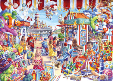 Gibsons - seaside souvenirs (door tony ryan) - 1000 stukjes 68×49cm (b×h) - legpuzzel voor volwassenen
