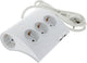 Q-link stekkerdoos 5v ra thermoswitch 2xusb 1.5m 3x1.5 - wit